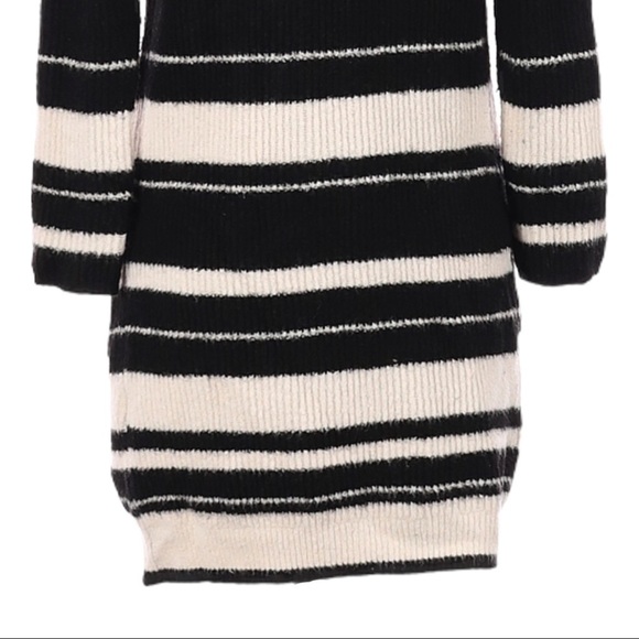 🌺 Style & Co Longline Stripe Colorblock Open Soft Wool Blend Cardigan Size M - Picture 5 of 11